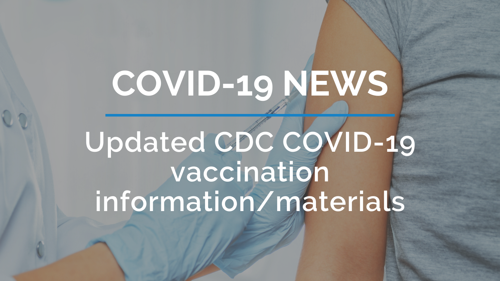 Updated CDC COVID19 vaccination information/materials Simple, a